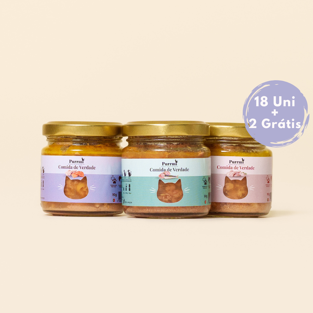 Pack 3 Sabores 18+2 Purrmi: Irresistível Variedade